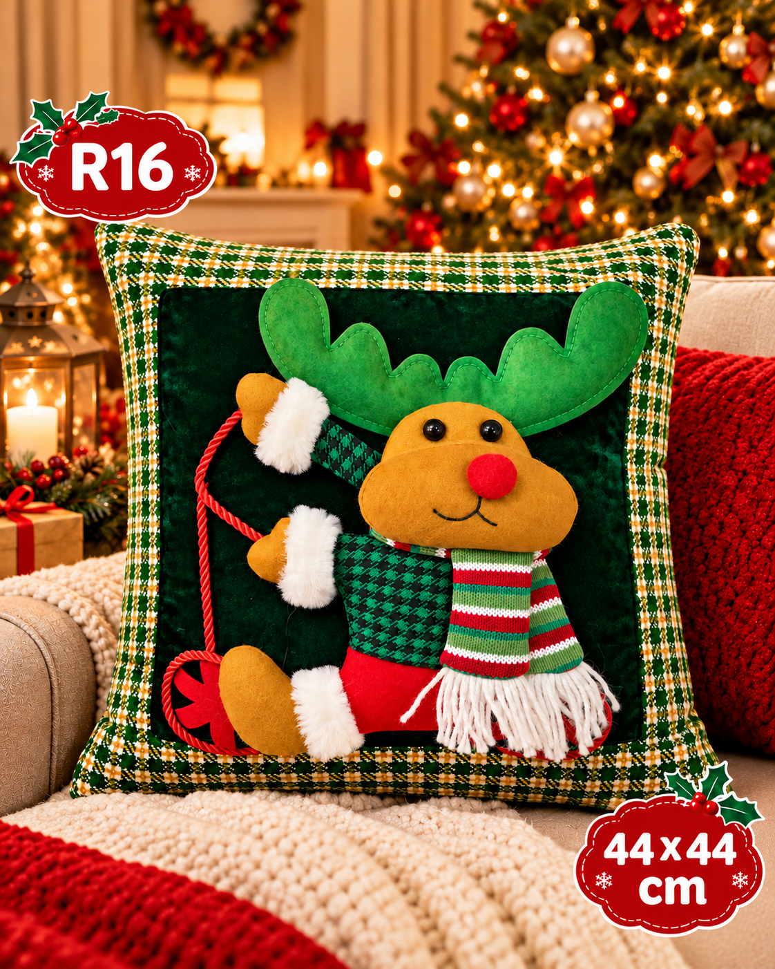 🦌 ¡La Navidad a tu Sofá! COJINES ENCANTADO 3D™ - PRÉ-BLACK FRIDAY