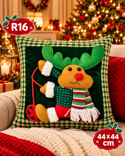 🦌 ¡La Navidad a tu Sofá! COJINES ENCANTADO 3D™ - PRÉ-BLACK FRIDAY