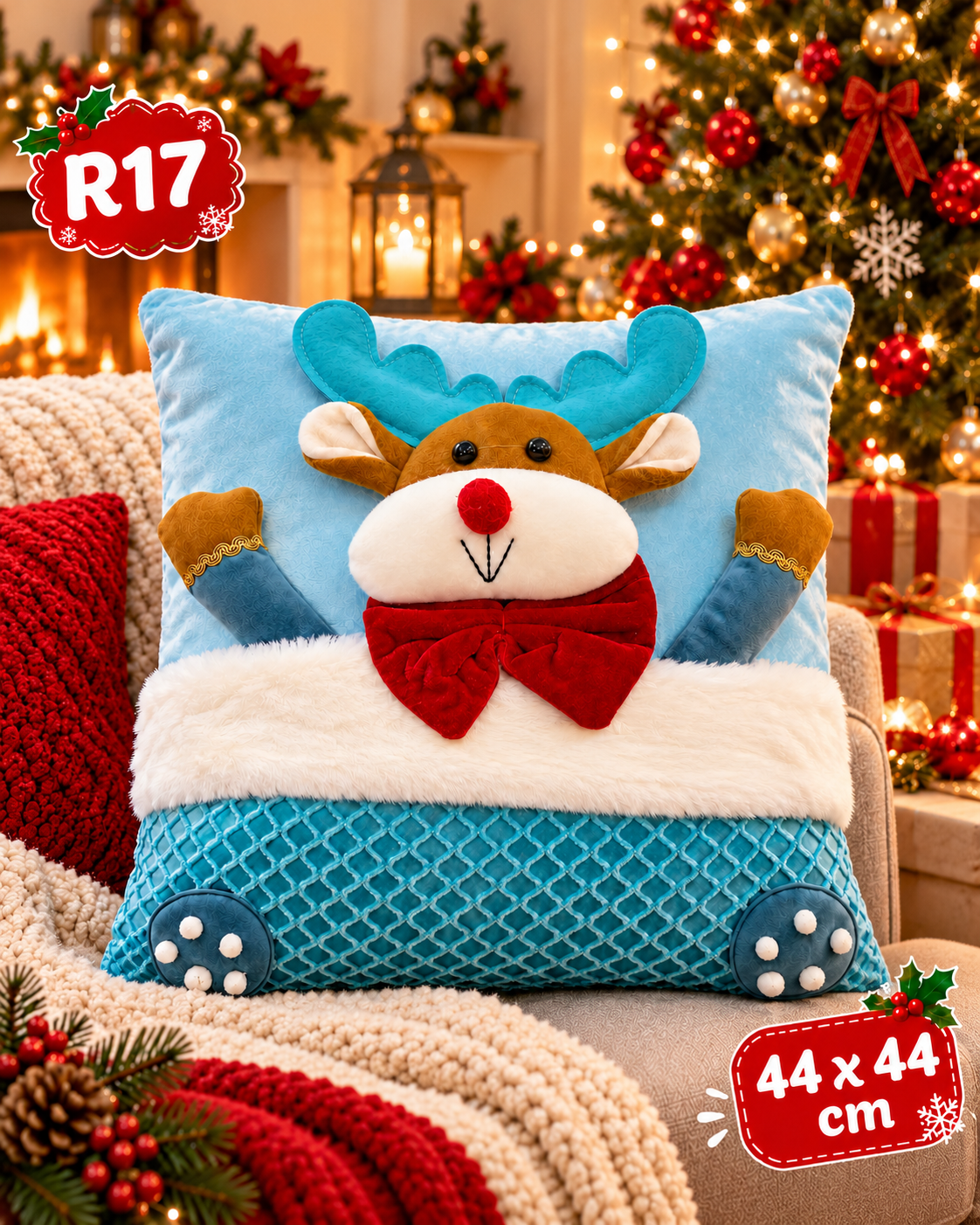 🦌 ¡La Navidad a tu Sofá! COJINES ENCANTADO 3D™ - PRÉ-BLACK FRIDAY