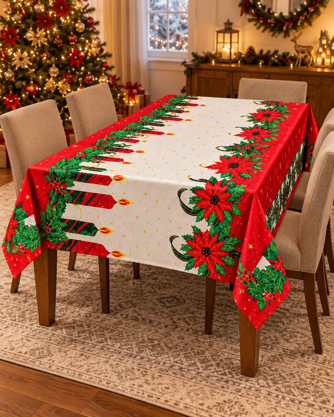 🎄 ¡PRE BLACK FRIDAY! Mantel Navidad de Ensueño™ ✨ ¡60% OFF! 🎁